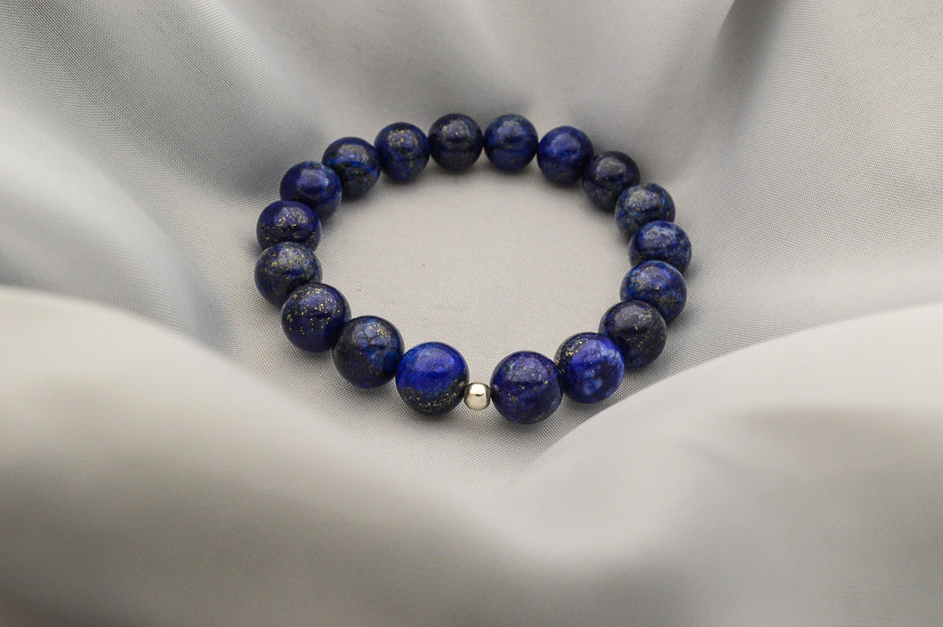 Lapis Lazuli with Silver