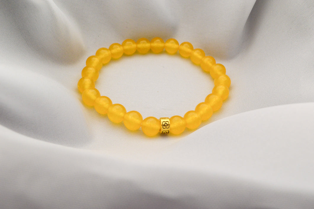 Yellow Jade with golden accents